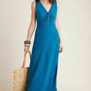 NWT Maeve Knot Front Jersey Maxi Dress